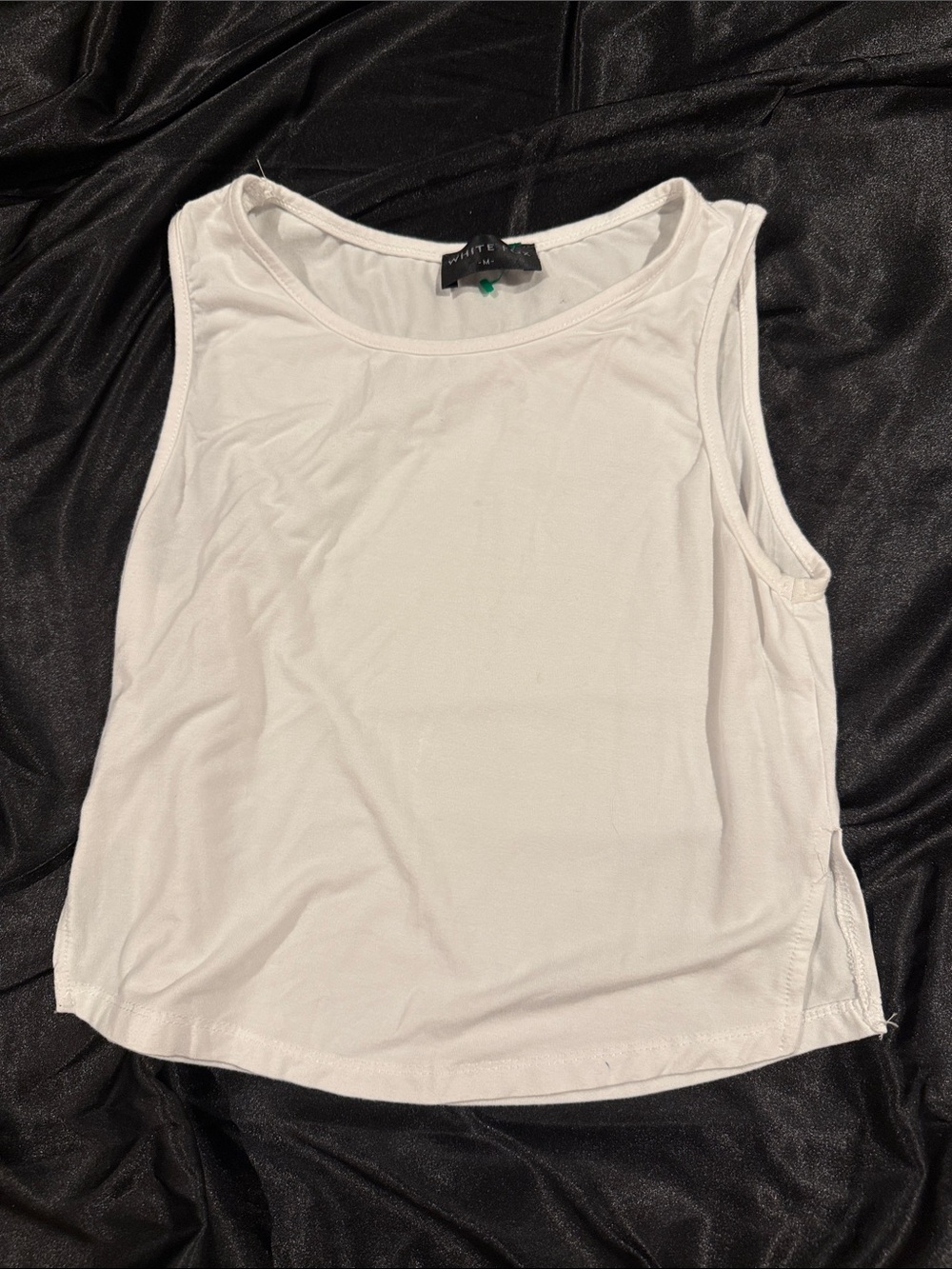 White Fox Boutique White Scoop Neck Tank Top
